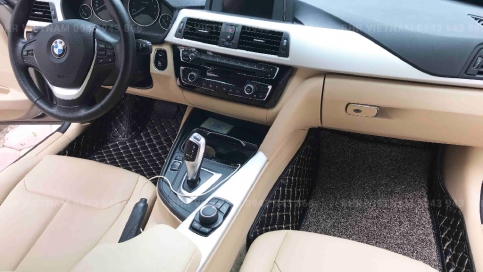 Thảm lót sàn ô tô 5D 6D BMW 3 Series F30 320i/ 325i/ 328i 2012 - 2020 Bền bỉ trên 5 năm, lớp da mềm mại, cao cấp